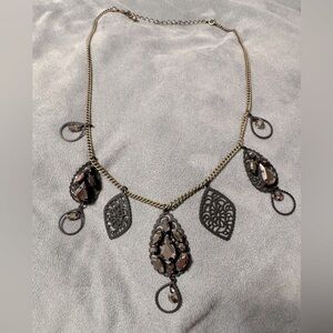 Vintage Avon antique & hematite look necklace